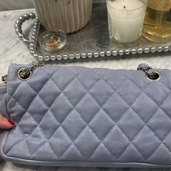 Rare Chanel washed lamb skin 2.55 single flap handbag - Picture 12 of 12